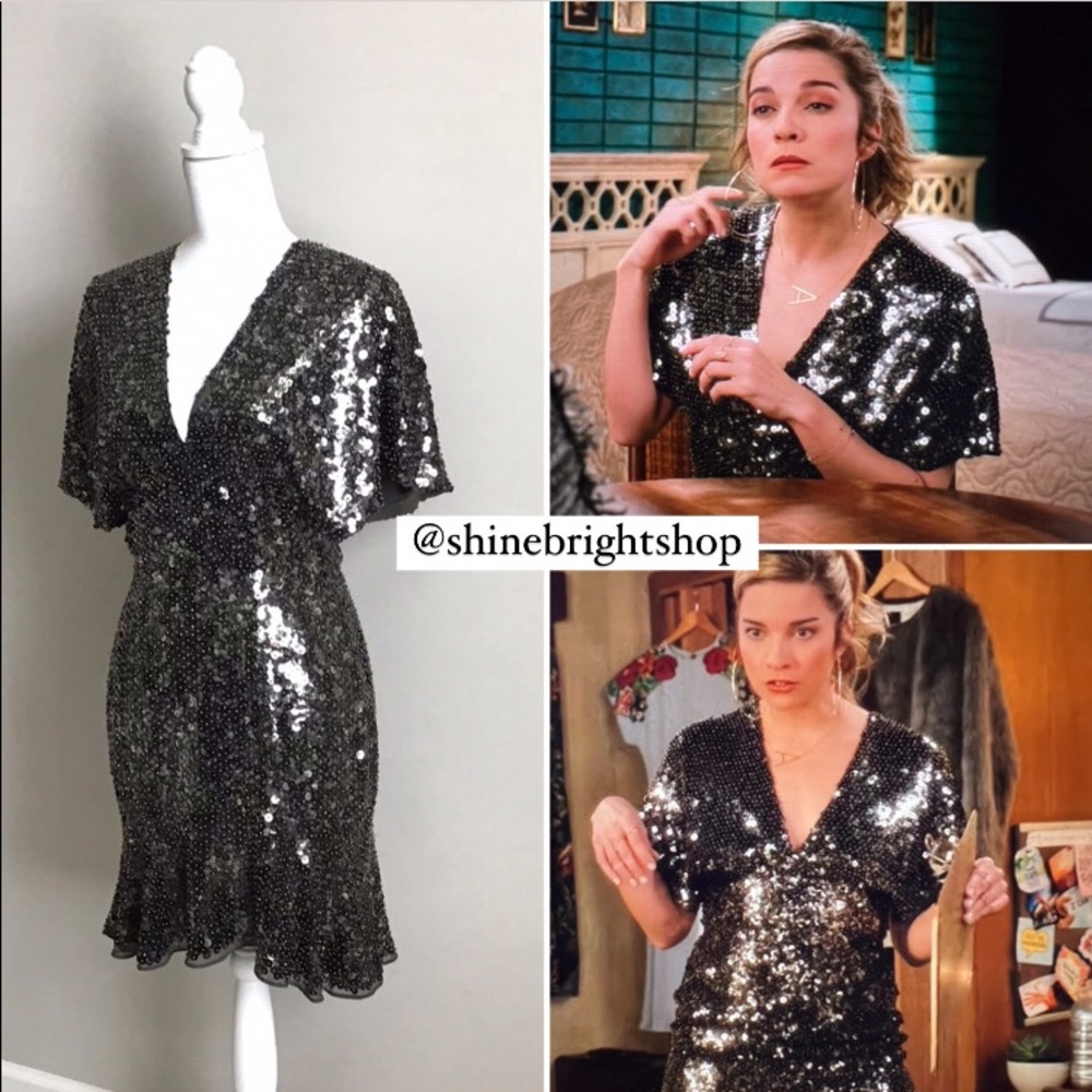RARE Zara Sequin Dress ASO Alexis Rose in Schitt’s Creek - Picture 2 of 15